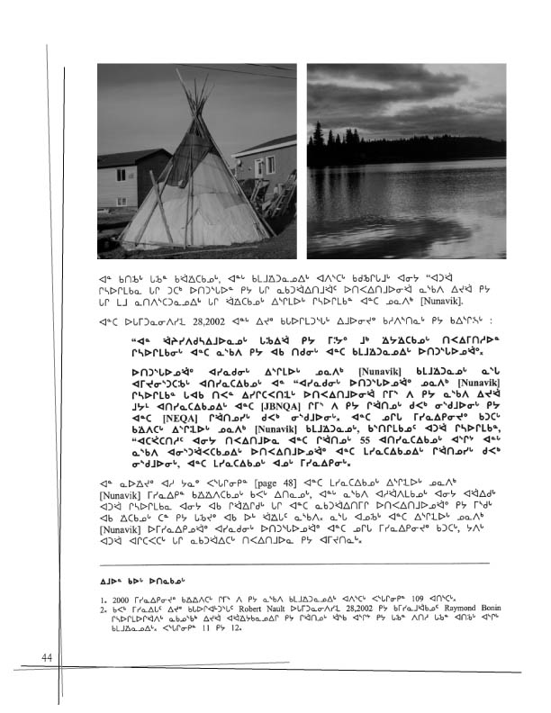 11362 CNC Annual Report 2002 Naskapi - page 44